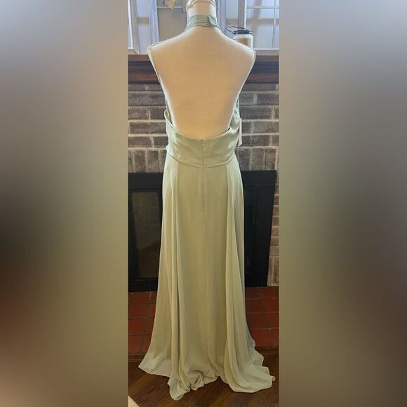 BHLDN - Jenny Yoo Elliya Bridesmaids Dress color Morning Mist - Picture 4 of 6